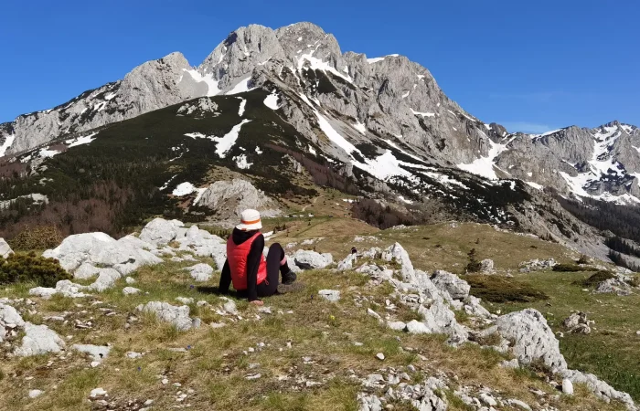 Hiking Maglic mountain, highest peak in BiH