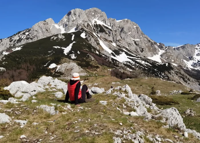 Hiking Maglic mountain, highest peak in BiH