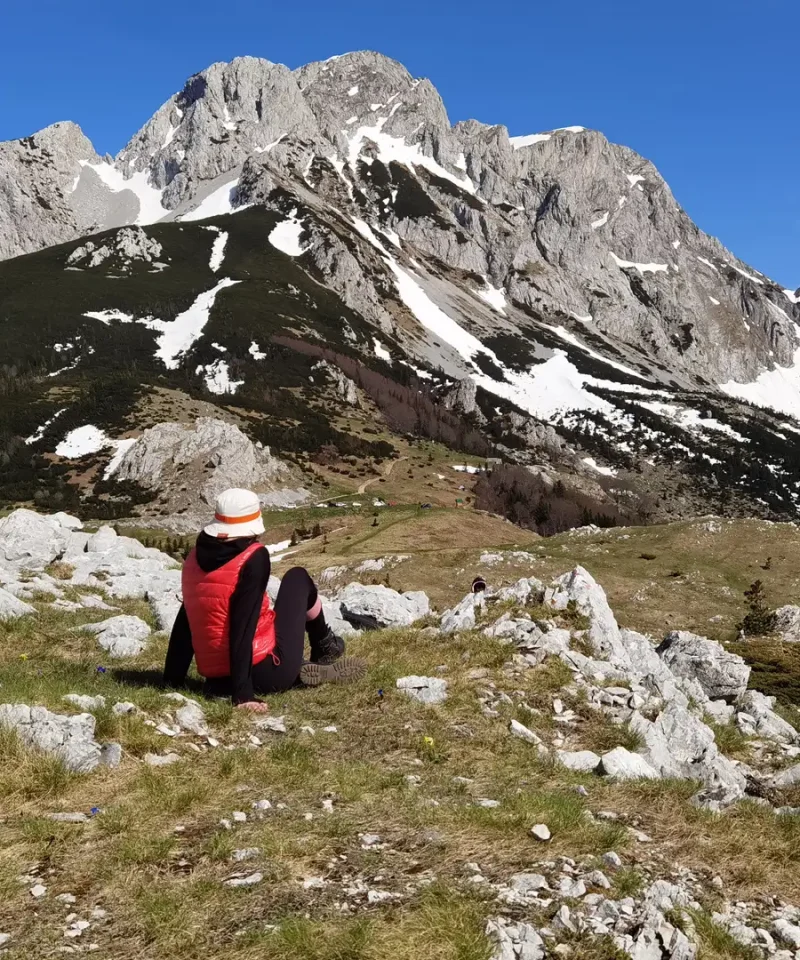 Hiking Maglic mountain, highest peak in BiH