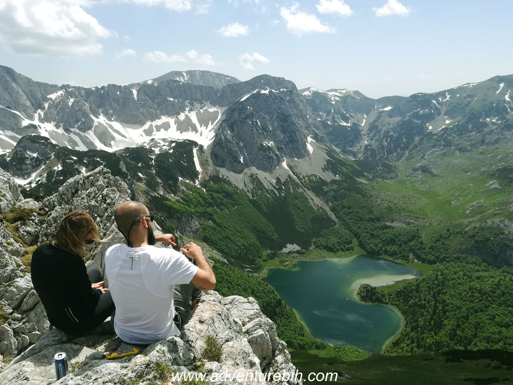 Trnovacko lake via dinarica trail adventure